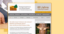 Desktop Screenshot of holzbau-gradl.de